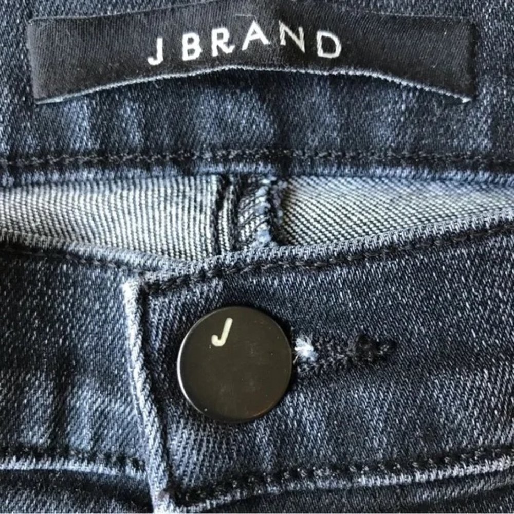 J Brand Maria Straight Black High Waist Jeans Anthracite grey 29